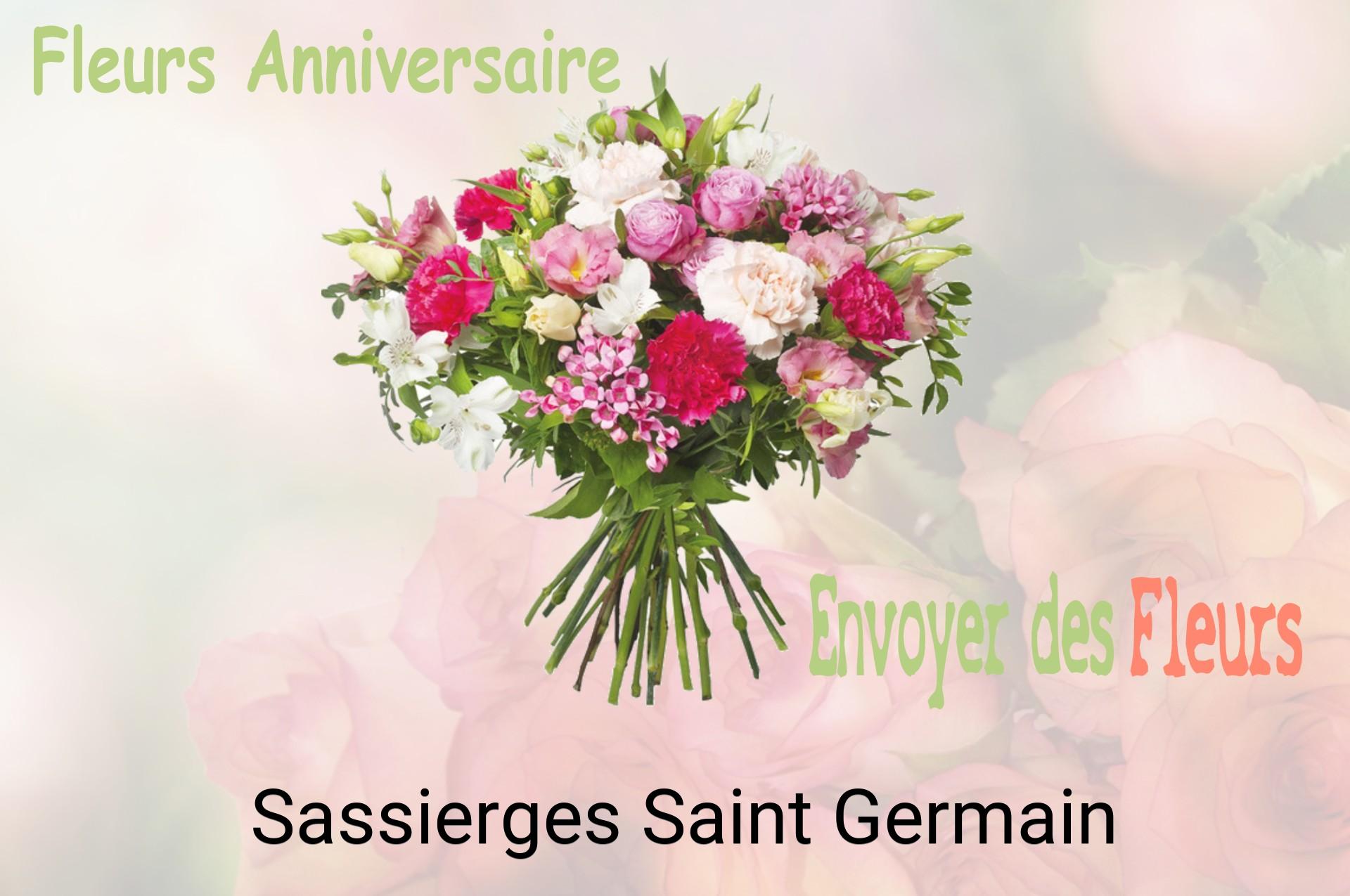 Bouquet de fleurs d’anniversaire livré à Sassierges-Saint-Germain